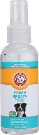 Arm & Hammer for Pets Dog Oral Care Spray, Mint Flavor Breath Freshener with Baking Soda for Brushless Plaque and Tartar Support, Easy Daily Dental Maintenance for Adult Dogs, 4 Fl Oz - Image 2