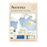 Aveeno Sensitive Skin Essentials Gift Set with Daily Moisturizing Lotion, Daily Moisturizing Body Wash, Calm + Restore Makeup Removing Wipes, & Skin Relief Repairing Hand Mask, 4 items - Image 2