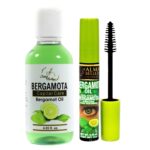 BERGAMOTA Oil Hair Care Bergamot oil ideal for hair, beard and mustache, 4.05oz + BERGAMOT OIL BLACK Waterproof Mascara, Strengthening 13g (4% silicon 1% pantenol) Mascara For eyelashes PESTANAS - Image 2
