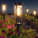 BITPOTT Bright Solar Pathway Lights Outdoor, 8 Pack Solar Powered Garden Lights Waterproof IP65, Auto On/Off Outdoor Light for Lawn Patio Walkway Driveway Decor Landscape Lighting - Image 2