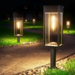 BITPOTT Bright Solar Pathway Lights Outdoor Waterproof IP65, 8 Pack Auto On/Off Solar Outdoor Lights for Path, Yard, Patio, Landscape, Lawn, Walkway, Driveway, Garden Decor Lighting Solar Powered - Image 2