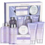 BODY & EARTH Bath and Body Gift Set - 6 Pcs Lavender Bath Kit for Women Spa Set, Birthday, Mother's Day Gift Set for Women Includes Bubble Bath, Shower Gel, Body Lotion - Image 2