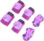 BOSONER Kids/Youth Knee Pads Elbow Pads Wrist Guards Set for 3-15 Years, Child Protective Gear Set for Roller Skates, Cycling, BMX Bike, Skateboard, Inline Skating, Scooter Riding Sports… - Image 2