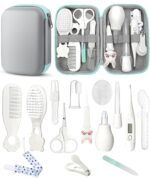 Baby Healthcare and Grooming Kit, Safety Newborn Nursery Baby Care Kit, with Hair Brush Comb, Nail Clipper, Thermometer, Pacifier Clip, Baby Registry Search, Baby Girl Boy Newborn Essentials - Image 2