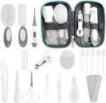 Baby Healthcare and Grooming Kit for Newborn Kids, 24PCS Upgraded Safety Baby Care Kit, Newborn Nursery Health Care Set, Baby Care Product (Grey White) - Image 2