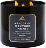 Bath & Body Works Mahogany Teakwood Intense 3-Wick Candle - Scented Candle for At-Home Use - Long-Lasting, Room-Filling Fragrance - High Fragrance Oil Concentration - Soy Wax Blend - Image 2