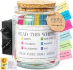 Bible Verse Jar, Read Me When Bible Verses Jar For Daily Encouragement, Inspirational Prayer & Reflection,Graduation Gift for Her,Gifts for Mom from Daughter Son, Christian Gifts for Women - Image 2