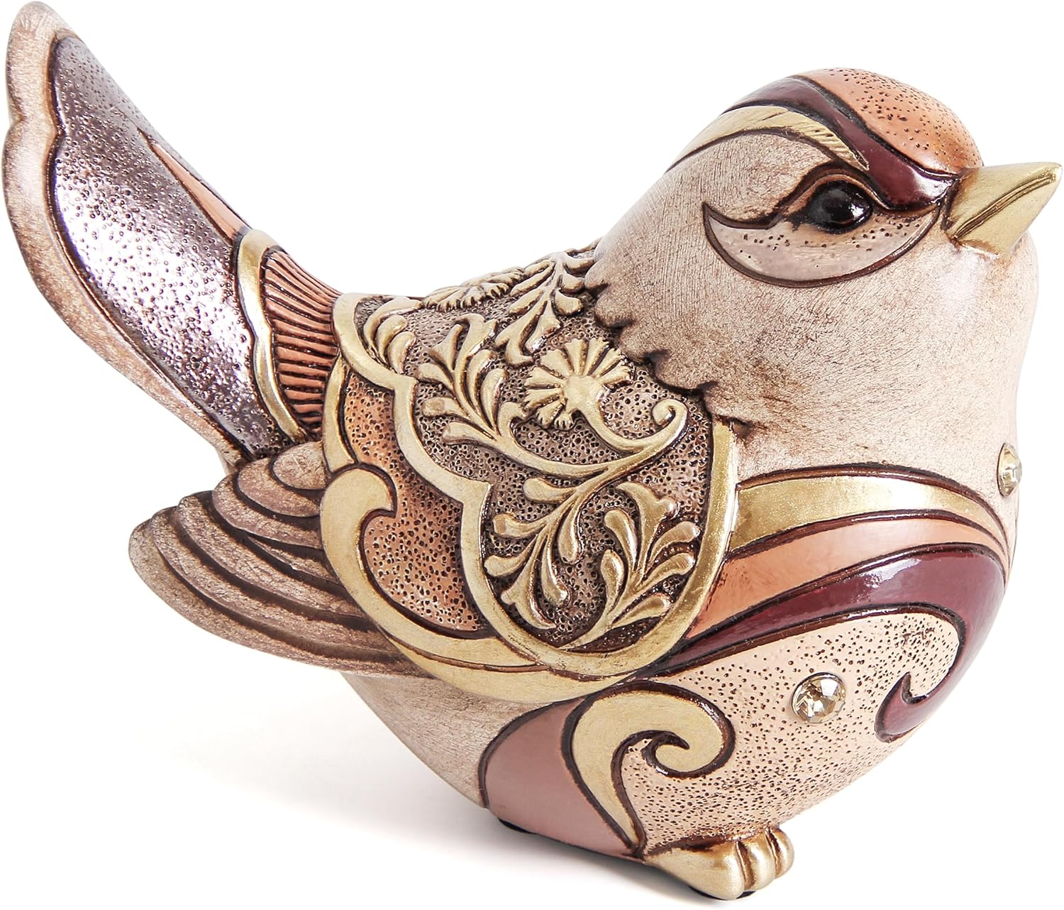 Bird Figurines For Home Decor,Bird Statue Sculpture For Shelf Decor Accents,Boho Bird Decorations For Table Office Living Room Bedroom,Retro Animal Statues Decorative Bird Gifts For Bird Lovers Women - Image 2