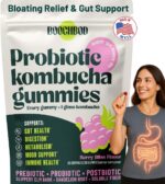 BoochBod - Probiotic Kombucha Gummy - Prebiotics, Probiotics, Postbiotics, Fiber Supplement, Slippery Elm, Dandelion Root, MCT Oil, for Bloating, Gut Health - Probiotics for Women and Men - Image 2