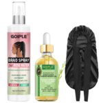 Braid Spray Rose Mint for Dreads Dreadlocks - Braids Locks Sprays Rose Water Braiding Spray for Locs Dull Shine & Lightweight - Loc Moisturizer for Box Braids Rosemary Oil for Hair Growth Hair Bonnet - Image 2