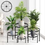 CADANI 5 Pack Metal Plant Stands for Outdoor Indoor, Anti-Rust Iron Flower Pot Stand, Heavy Duty Plant Pot Stand for Multiple Plant, Decoration Racks for Home, Patio & Garden - Image 2