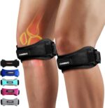 CAMBIVO 2 Pack Patella Tendon Knee Straps, Knee Brace for Women & Men with Extra Straps, Patella Bands for Pain Relief, Osgood Schlatter, Jumper's Knee, Tendonitis, Running, Volleyball - Image 2