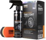 CERAKOTE Rapid Ceramic Tire Coat – Showroom New Tire Shine – Deep Tire Black Finish – Lasts Up to 10x Longer – No Sling, Non-Greasy Ceramic Tire Coating for Car, Truck & SUV – Easy Application (10oz) - Image 2