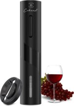 COKUNST Electric Wine Opener, Battery Operated Wine Bottle Openers with Foil Cutter, One-click Button Corkscrew Remover for Home Kitchen Party Wedding - Image 2