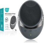 COSLUS FBS01 Facial Cleansing Brush Face Scrubber: Portable Silicone Waterproof Rechargeable Face Wash Brush, 5 Cleansing Modes, Electric Deep Cleaning for Men & Women, Removing Blackhead Exfoliating - Image 2