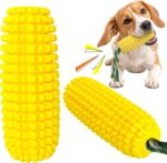 Carllg Dog Chew Toys for Aggressive Chewers, Indestructible Tough Durable Squeaky Interactive Dog Toys, Puppy Teeth Chew Corn Stick Toy for Small Medium Large Breed - Image 2