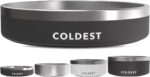 Coldest Dog Bowl - Anti Rust Metal, Non Slip, 3 Layers Insulated Stainless Steel Dog Bowls - Spill Proof & Heavy Duty - Water Bowl for Dogs, Cats & Pets, Dish Washer Safe (21 oz, Stealth Black) - Image 2