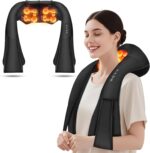 Cordless Shiatsu Neck and Shoulder Massager, Back Massager with Heat ,Massage Deeper Tissue 4D Kneading Massage for Shoulder, Neck and Back, Use at Home, Office, Car - Gifts for Fathers Day Dad Gift - Image 2