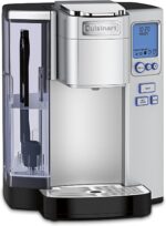 Cuisinart Coffee Maker, Single Serve 72-Ounce Reservoir Pod Coffee Machine, Programmable Brewing & Hot Water Dispenser, 3 Cup-Size Settings, Stainless Steel, SS-10P1, Silver - Image 2