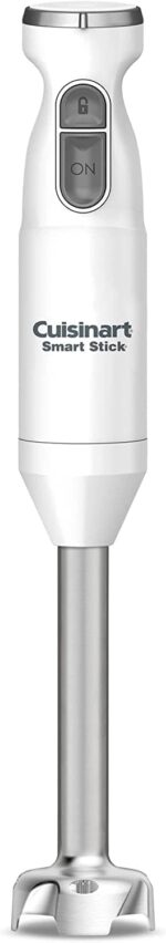 Cuisinart Smart Stick Two-Speed Hand Blender, Powerful Immersion Blender with 300-Watt Motor Blends Shakes, Smoothies, Puree, Baby Food, Soups & Sauces, CSB-175P1, White - Image 2