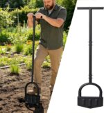 DIIG Manual Lawn Edger Tool with Long Handle, 8.5 Inch Steel Blade, Wide Foot Plate for Garden Edging, Lawn and Landscaping - Image 2