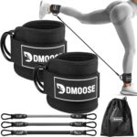 DMoose Fitness Ankle Strap for Cable Machine - One Size Fit with Premium Padding Cuffs, Ankle Bands for Working Out, Booty Workouts, Leg Extension, Hip Abductors, Kickbacks & Lower Body Exercises - Image 2