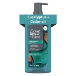 DOVE MEN Eucalyptus + Cedar Oil Moisturizing Body Wash | #1 Dermatologist Body Wash for Men, Sulfate Free, Paraben Free, & Dye Free | 26oz - Image 2