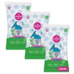 Dapple Baby Breast Pump Wipes - (3 Pack) 25 Count - Fragrance-Free, Plant-Powered & Hypoallergenic - Removes Milk Residue - Diaper Bag Essentials - Image 2