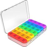 Daviky Weekly Pill Organizer 4 Times a Day, Pill Box 7 Day, Medicine Organizer Portable for Travel with Removable Individual Pill Case Pill Container to Hold Daily Vitamin, Supplement and Medication - Image 2