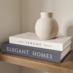 Decorative Books Set of 2, Faux Books Storage Box, Modern Home Decor for Coffee Table, Bookshelf, Mantel - Image 2