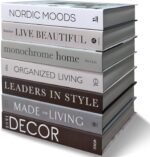 Decorative Books for Home Decor - 7 Pcs Fake Books for Decoration, Faux Stack for Bookshelf, Coffee Table, Designer Decor Set - Image 2