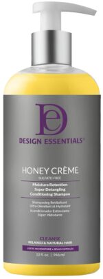 Design Essentials Honey Creme Moisture Retention Super Detangling Conditioning Shampoo, Sulfate Free for Moisturizing and Strengthening Hair, 32 Fl Oz (Pack of 1) - Image 2