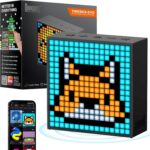 Divoom TimeBox Evo -- Pixel Art Bluetooth Speaker with 16x16 LED Display APP Control - Cool Animation Frame & Gaming Room Setup & Bedside Alarm Clock- Black - Image 2