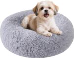 Dog Bed for Small Medium Large Dogs Cats, 20 inch Calming Washable-Round Cozy Soft Pet Bed for Puppy and Kitten with Slip-Resistant Bottom - Image 2