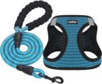 Dog Harness Step-in Breathable Puppy Cat Dog Vest Harnesses for Small Medium Dogs Blue - Image 2