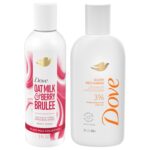 Dove Travel Essentials, Body Wash Variety 2-Pack – Exfoliating Glow Recharge with 3% Skin-Brightening Vitamin C Serum and Oat Milk & Berry Brûlée, 3 Oz Ea - Image 2