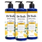 Dr Teal's Body Lotion, Lemon Prebiotic Lemon Balm & Essential Oils, 18 fl oz (Pack of 3) - Image 2