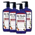 Dr Teal's Body Wash with Pure Epsom Salt, with Shea Butter & Almond Oil, 24 fl oz (Pack of 4) - Image 2