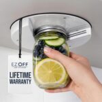 EZ Off Jar Opener for Seniors - Under Cabinet Jar Openers for Weak Hands, Easy Grip, Arthritis jar opener, One Handed Gadgets & Bottle Opener - Essential Kitchen Gadgets for Home Assistance - White - Image 2