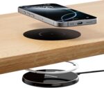 Eazpower Invisible Wireless Charger, 0-30mm Under Desk Wireless Charger, Dual Uses On or Hidden Under Table Charging Pad for Nightstand for iPhone 17/17 Pro/17 Pro Max/17 Air/16/15/14/Samsung Phone - Image 2