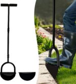 Edger Lawn Tool 41 Inches with Two Replaceable Blades Manual Lawn Edger with T-Grip for Yard, Garden, Landscaping, Sidewalk and Flower Bed - Image 2