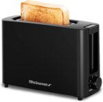 Elite Gourmet ECT118B Cool Touch Single Slice Toaster, 6 Toasting Levels & Wide Slot for Bagels, Waffles, Specialty Breads, Pastry, Snacks, Black - Image 2