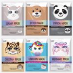 Epielle Character Face Mask Mystical Safari 6 Pack, Fun & Effective Korean Skin Care, Spa Party Favors, Mothers Day Gifts, Birthday Gifts for Women, Self Care Gifts - Image 2