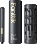 Fanttik E2 Ultra Mini Electric Screwdriver, Cordless Screwdriver, Max 0.6N.m, 50 Magnetic Bits, 5/32'' Hex, Magnetic Storage, Repair Tool for Electronics, Camera, Laptop, and PC Build (Grey) - Image 2