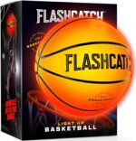 FlashCatch Light Up Basketball - Glow in The Dark - Sports Gear Accessories Gifts for Boys 8-15+ Year Old - Kids Teens Gift Birthday Ideas - Teen Boy Toys Ages 8 9 10 11 12 13 14 15 Outdoor Teenager - Image 2