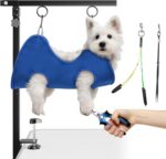 Foldable Dog Grooming Arm with Clamp: Adjustable Height 26"-40", Dog Grooming Table Arm with Hammock and No-Sit Holder, Grooming Restraint for Small Medium Dogs at Home or Salon - Image 2