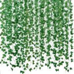 Freyalife Fake Vines for Room Decor(12 Pack 84 Feet) Aesthetic Artificial Plant Ivy Leaves Hanging Greenery Garlands for Home Bedroom Wall Wedding Christmas Party Office Patio Outdoor Garden Décor - Image 2
