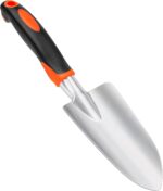 Garden Shovel Garden Hand Trowel, Heavy Duty Hand Shovel with Ergonomic Handle, Small Gardening Tools for Digging, Rust Resistant Gardening Spade Trowel Tools, Orange - Image 2