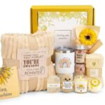 Get Well Gifts for Women After Surgery 10pc Gift Baskets — The Perfect Care Package. This Feel Better post surgery recovery gifts for women is a thoughtful self-care package for Mom, Her - Image 2