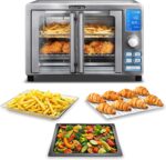 Gourmia Air Fryer French Door Toaster Oven - 6-Slice Capacity, LED Display with 14 Cooking Presets, Stainless Steel - Image 2